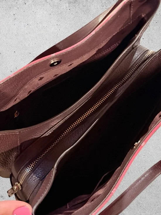 Kate Spade Plaid Newbury Lane Lorie Tote Shoulder Bag - Picture 9 of 11